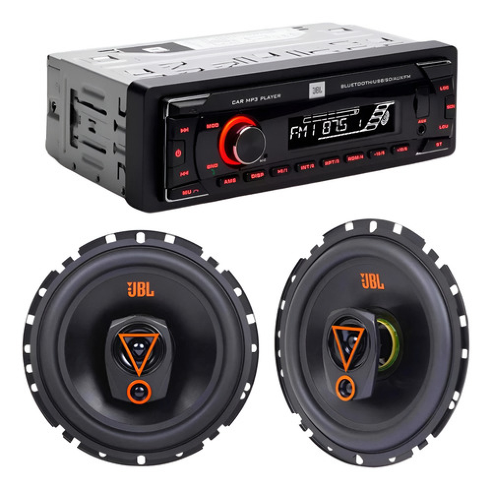 Radio Mp3 Jbl Usb Bluetooth + 4 Falante Porta Jbl Flex 6p