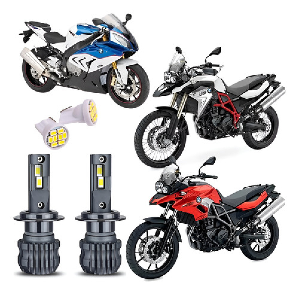 Ultra Led Moto Bmw F800gs F700 R1200 S1000rr 650 Potente Sky