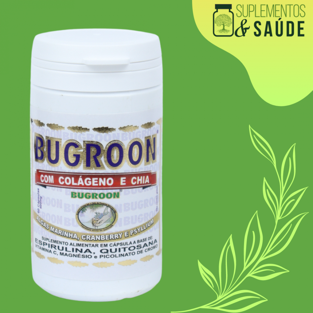 BUGROON CAPSULA 60 CPS - Suplementos & Saúde