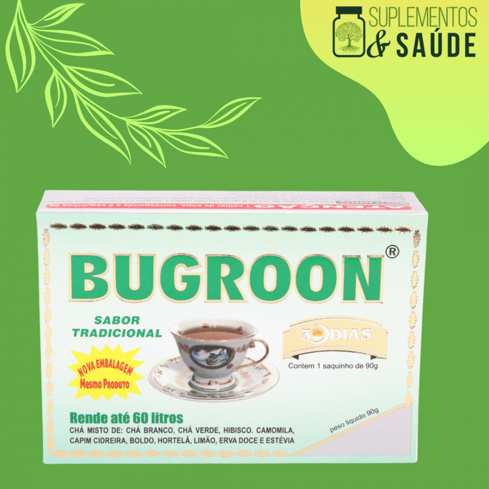 CHÁ BUGROON - Suplementos & Saúde