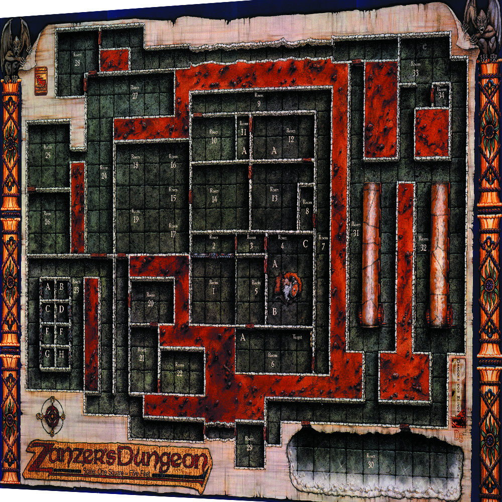 mapa de batalha battlemap grid para rpg - tabuleirobrasil