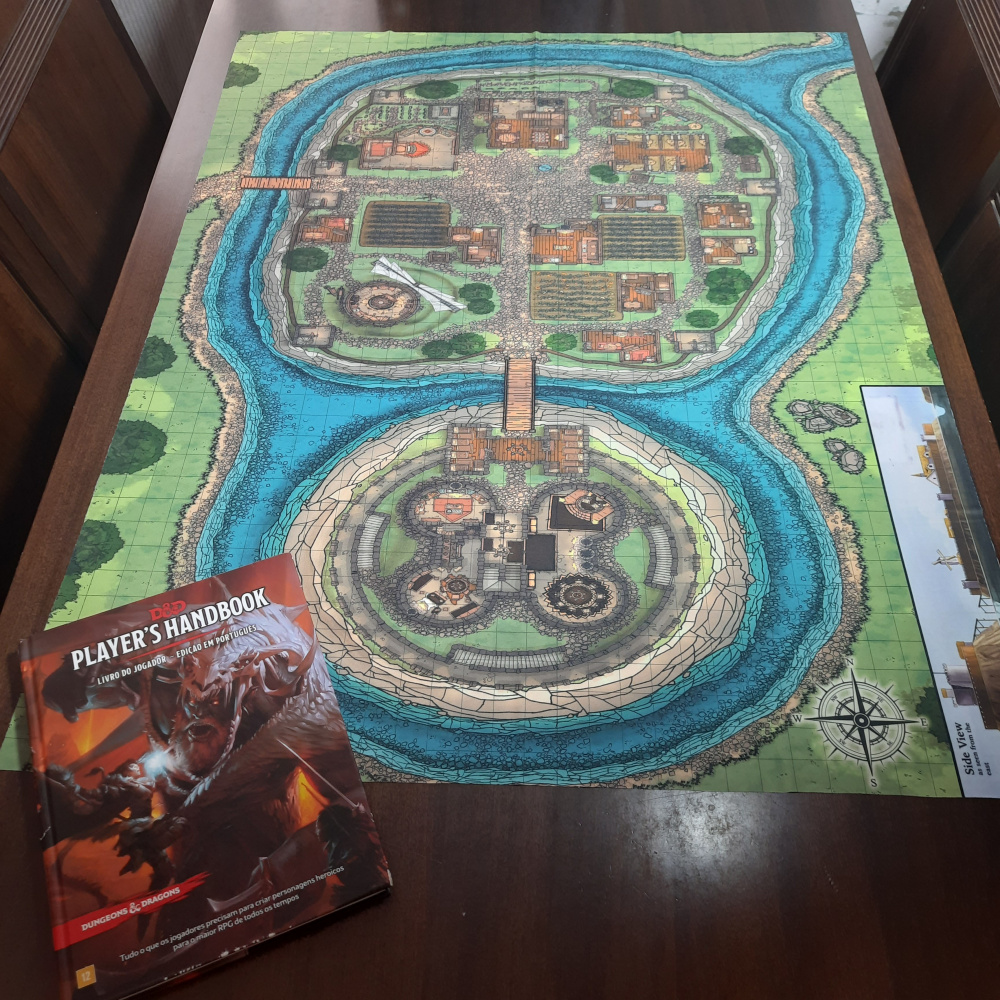 mapas de rpg dungeons and dragons - tabuleirobrasil