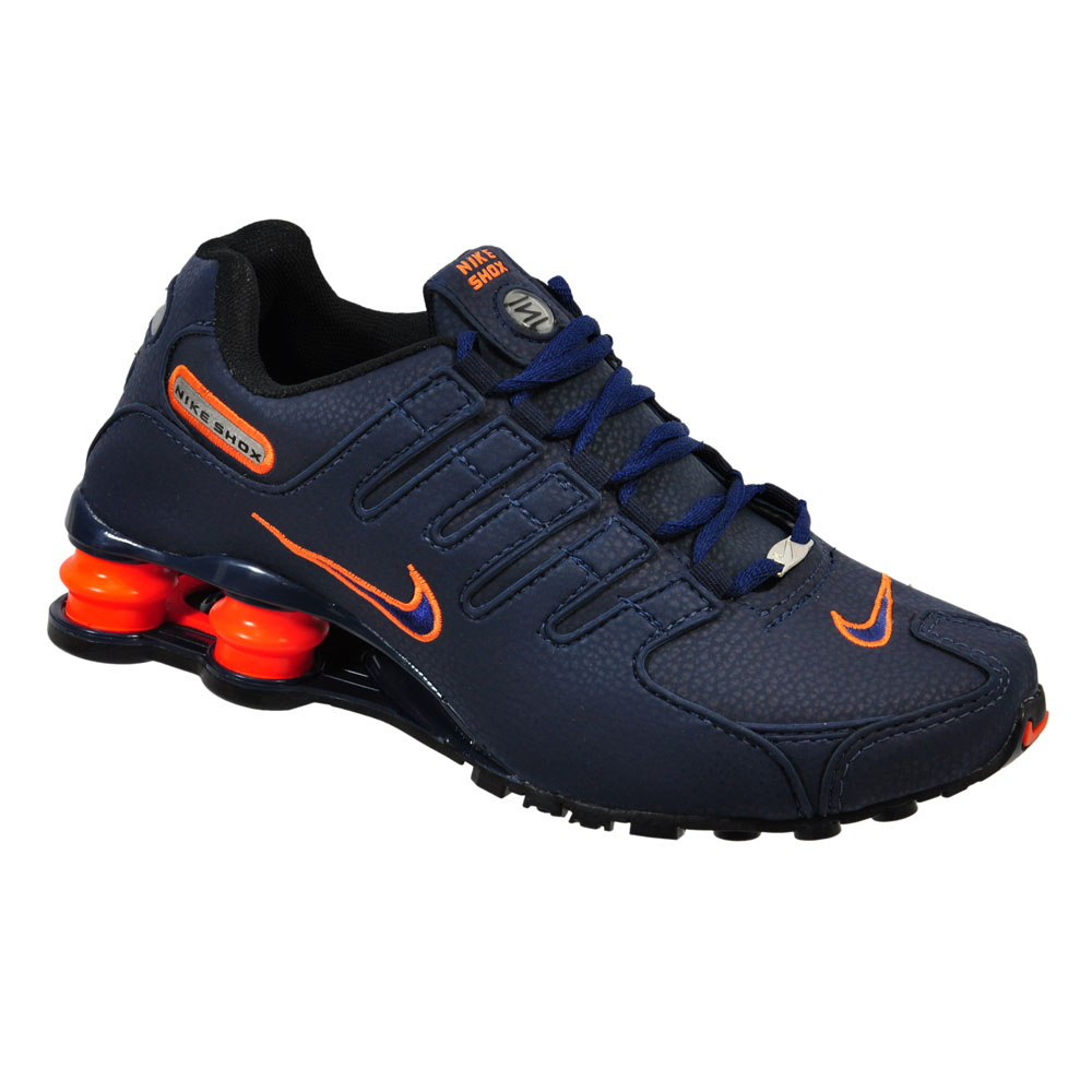 T Nis Masculino Shox Nz Molas Marinho Laranja T Nis Importado