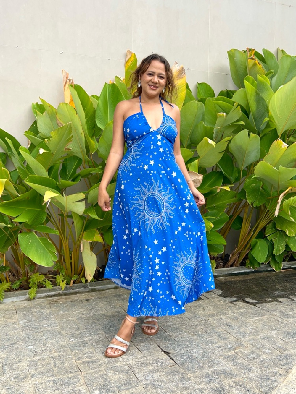 Vestido Gabriela Estampa Aura - TK MODAS