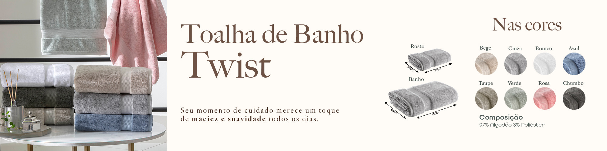 Home 3 - Toalhas de Banho Twist