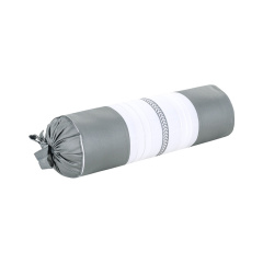 Almofada Rolo Avulso Percal 400 Fios Cordelli Chumbo