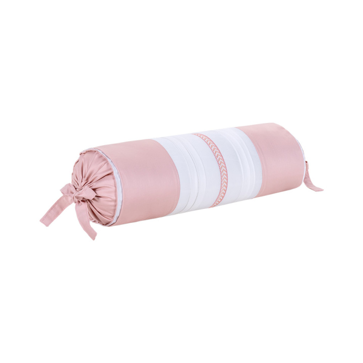 Almofada Rolo Avulso Percal 400 Fios Cordelli Rosê