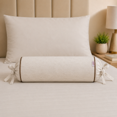 Almofada Rolo Casual Decor Linho