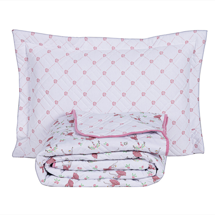 Cobre Leito 2 Peça SOLTEIRO Malha Fio Penteado 30/1 100% Algodão Top Line Ballet