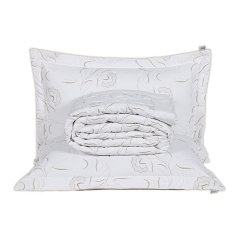 Cobre Leito Bordado QUEEN 3 Peças Hipercal 400 Fios 100% Poliéster Elegance Branco