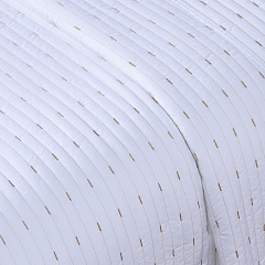 Cobre Leito CASAL Dupla Face 200 Fios Hipercal Dacar Branco/Branco