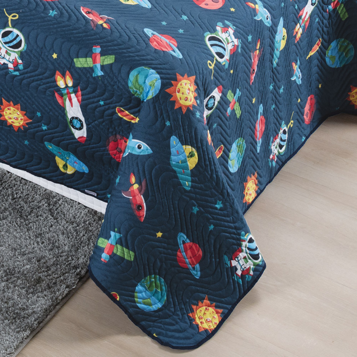 Cobre Leito Solteiro Dupla Face 200 Fios Hipercal 2 Peças Astro