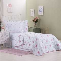 Cobre Leito Solteiro Dupla Face 200 Fios Hipercal 2 Peças Ballet