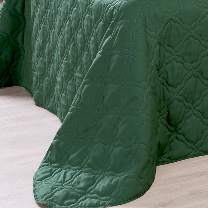 Cobre Leito SOLTEIRO Dupla Face 200 Fios Hipercal Dual Verde/Verde Claro