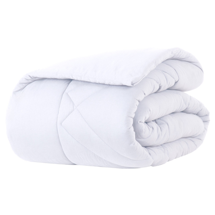 Edredom 1 Peça KING Malha Fio Penteado 30/1 100% Algodão Top Line Basic Branco