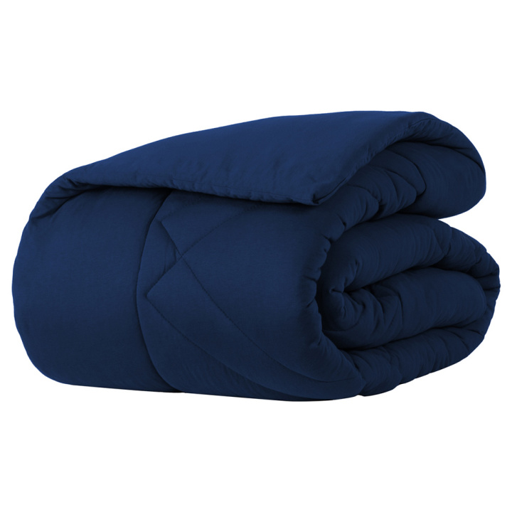 Edredom 1 Peça KING Malha Fio Penteado 30/1 100% Algodão Top Line Basic Marinho