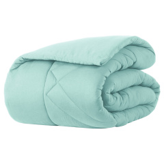 Edredom 1 Peça KING Malha Fio Penteado 30/1 100% Algodão Top Line Basic Verde Erva Doce