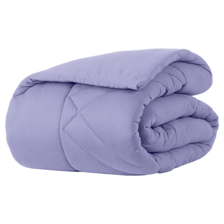 Edredom 1 Peça QUEEN Malha Fio Penteado 30/1 100% Algodão Top Line Basic Lilas