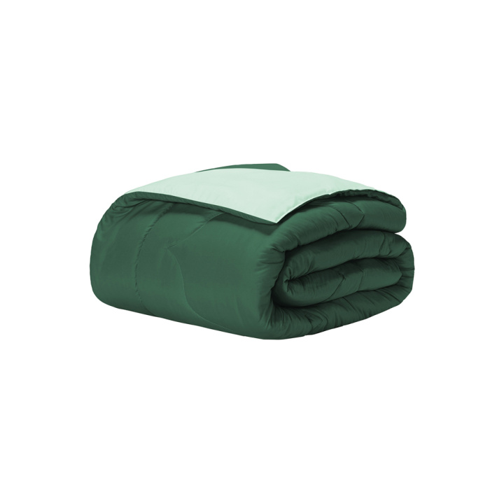 Edredom QUEEN Dupla Face 200 Fios Hipercal Dual Verde/Verde Claro