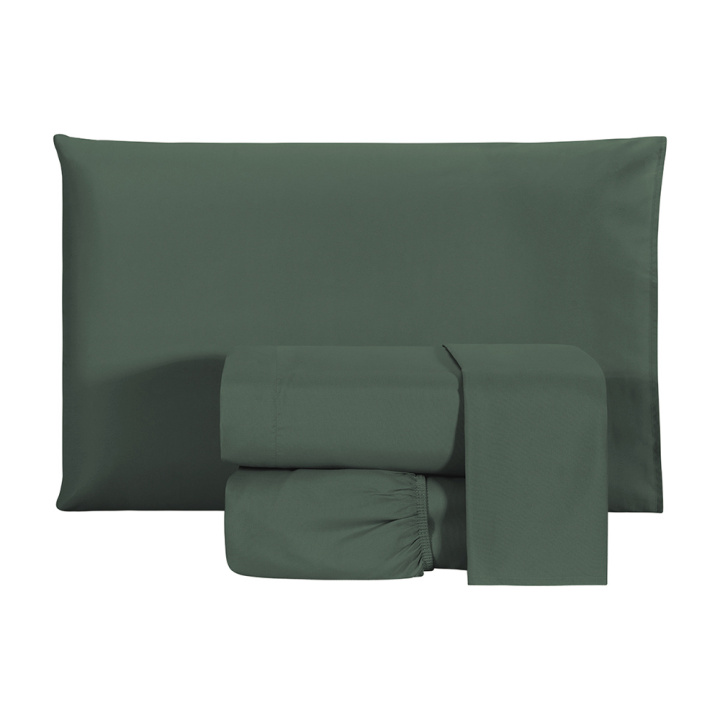 Jogo de Cama Casal 200 Fios Hipercal 3 Peças Criarte Verde