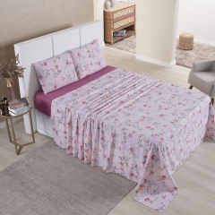 Jogo de Cama Casal 200 Fios Hipercal 4 Peças Gold - Cassis