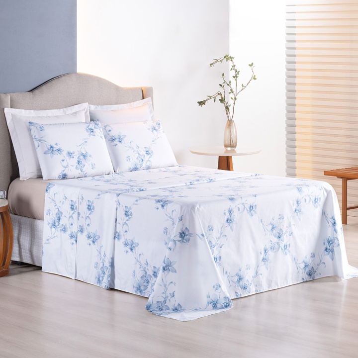 Jogo de Cama Casal 200 Fios Hipercal 4 Peças Gold Serena