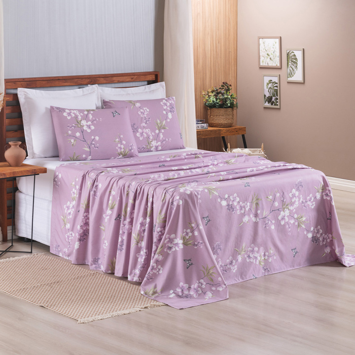 Jogo de Cama King 200 Fios Hipercal 4 Peças Gold Anne