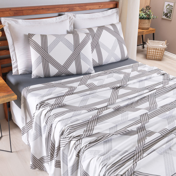 Jogo de Cama King 200 Fios Hipercal 4 Peças Gold Mavi