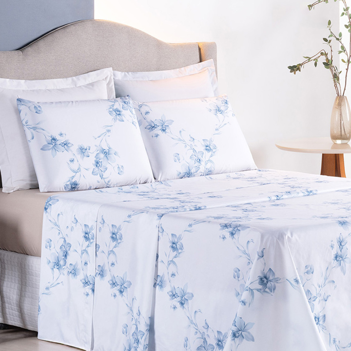 Jogo de Cama King 200 Fios Hipercal 4 Peças Gold Serena