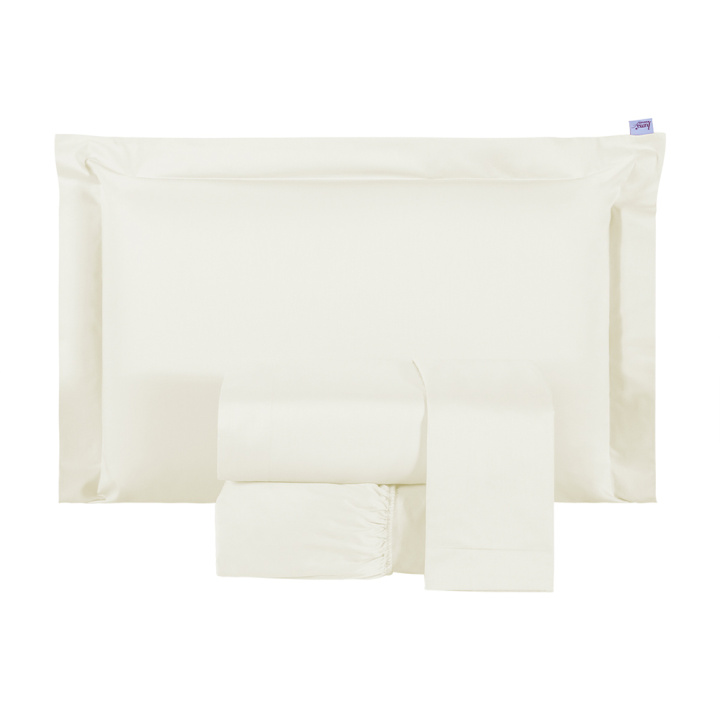 Jogo de Cama KING (Lençol 4 peças) Percal 400 Fios Algodão Class Palha