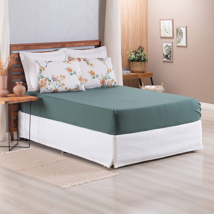 Jogo de Cama Queen 200 Fios Hipercal 3 Peças Gold Betty