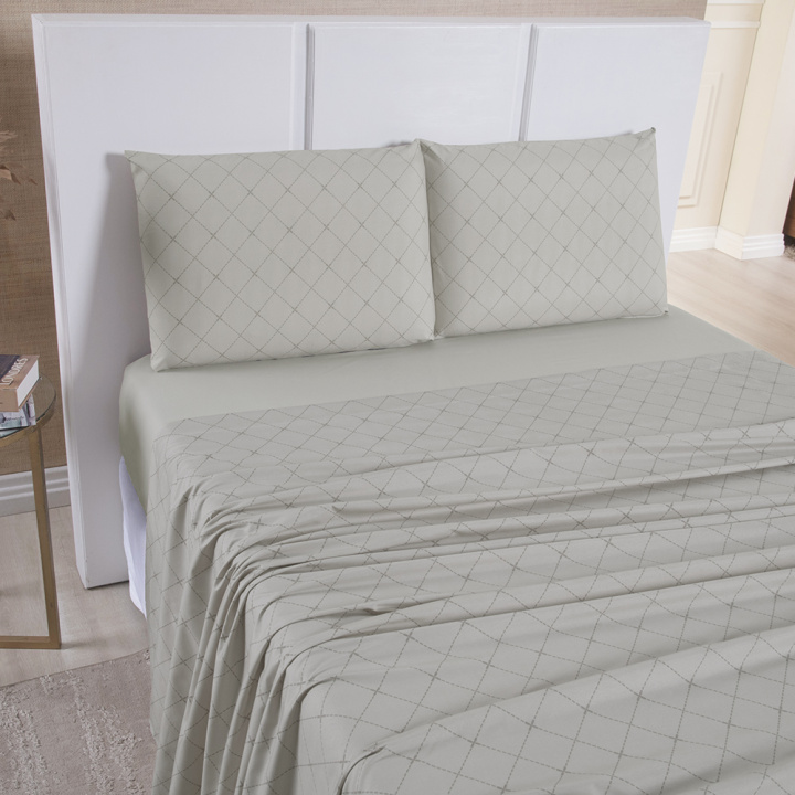Jogo de Cama Queen 200 Fios Hipercal 4 Peças Gold - Linea