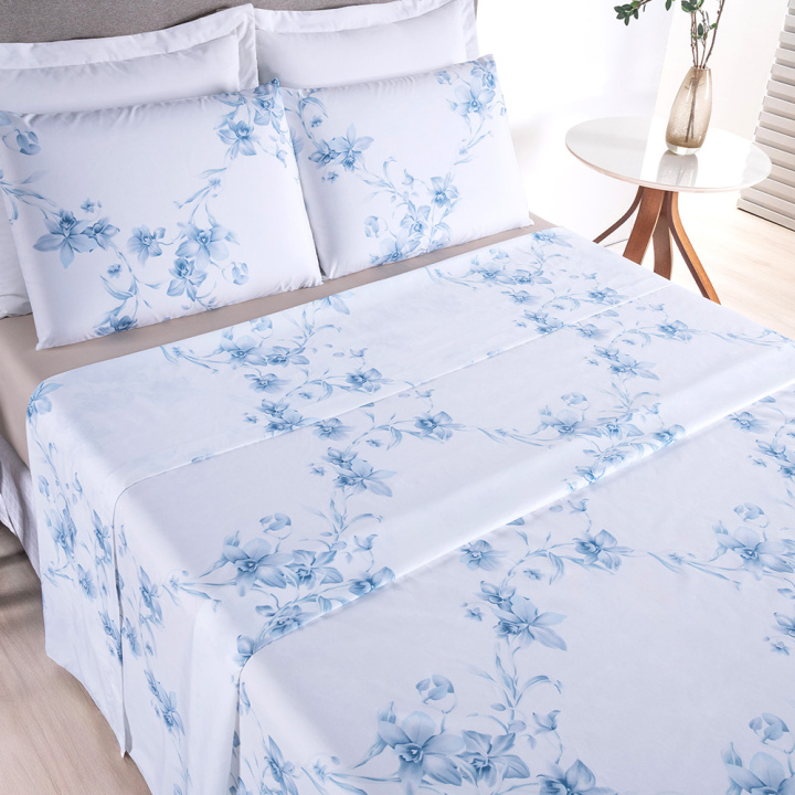 Jogo de Cama Queen 200 Fios Hipercal 4 Peças Gold Serena