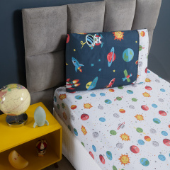 Jogo de Cama Solteiro Dupla Face 200 Fios Hipercal 02 Peças Astro