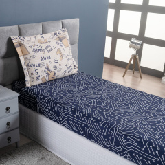 Jogo de Cama Solteiro Dupla Face 200 Fios Hipercal 02 Peças Game