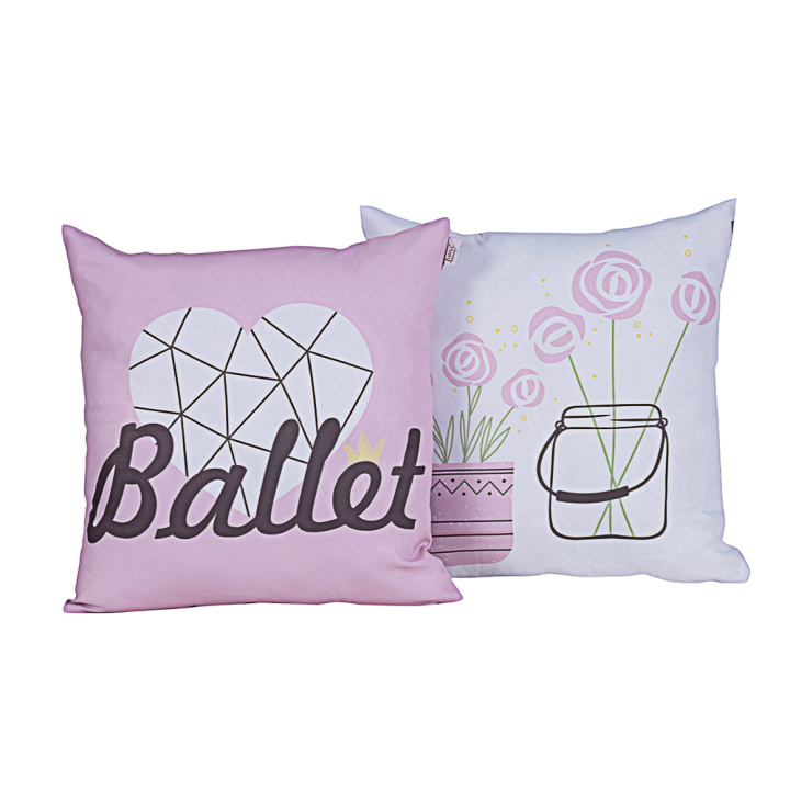 Kit de Capas de Almofada Oxford 2 Peças Ballet