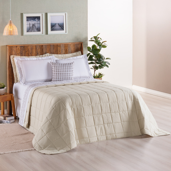 Kit de Enxoval Matelassado King 200 Fios Hipercal 9 Peças Essência Avelina
