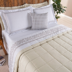 Kit de Enxoval Matelassado King 200 Fios Hipercal 9 Peças Essência Avelina