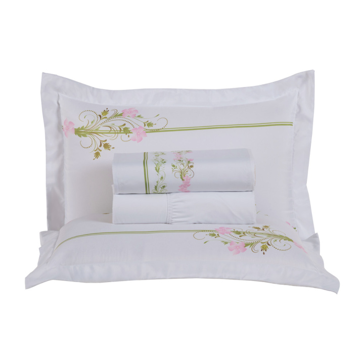 Kit de Enxoval Matelassado Queen 200 Fios Hipercal 9 Peças Essência Florata