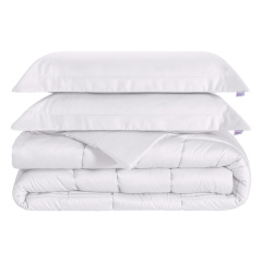 Kit Edredom 3 Peças KING Percal 400 Fios 100% Algodão Class Branco