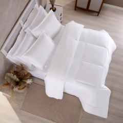 Kit Edredom 3 Peças KING Percal 400 Fios 100% Algodão Class Branco
