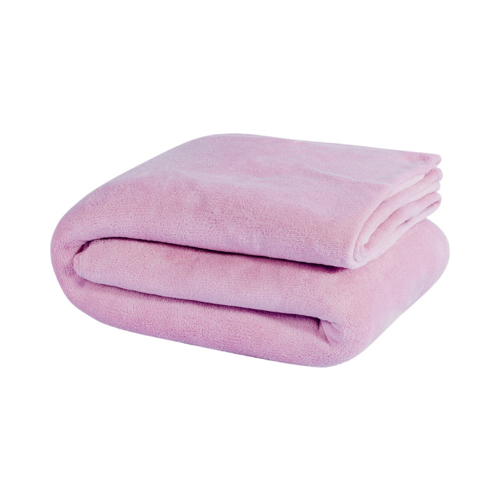 Manta Casal Nevada Fleece Inverno 100% Poliéster - Rosa