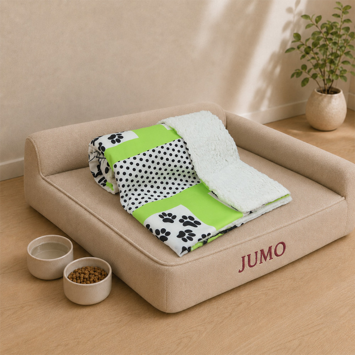 Manta Pet Sherpa Jumo Estilo Dog Quentinha e Macia para Cães e Gatos
