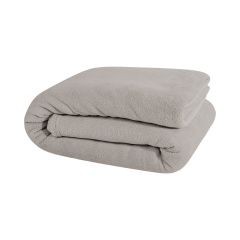 Manta Queen Nevada Fleece Inverno 100% Poliéster - Bege