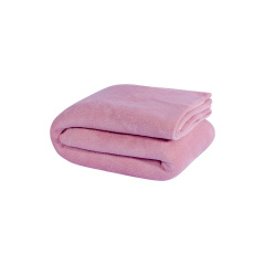 Manta Soft SOLTEIRO Fleece Rosê