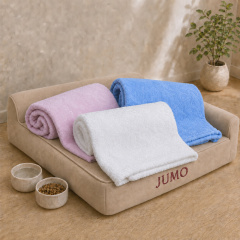 Mantinha Pet Jumo Fleece 3D 1,00m x 80cm | Super Macia e Confortável para Pets Rosa