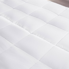 Pillow Top CASAL 1,40m X 1,90m Pluma de Ganso Sintética Branco