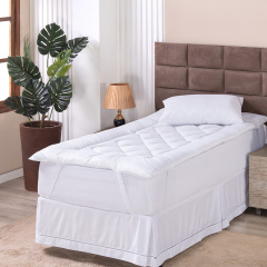 Pillow Top Pantografado SOLTEIRO Hipercal 200 Fios Sonatto Branco