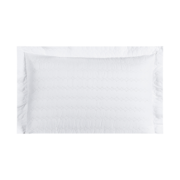 Porta Travesseiro AVULSO (1 Peça) Percal 230 Fios 100% Algodão Casual Branco