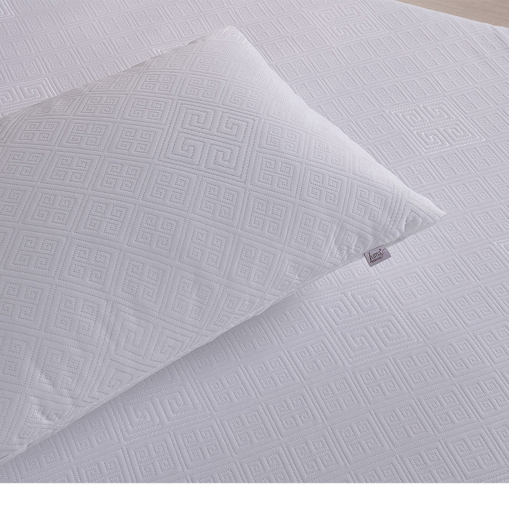 Protetor de Travesseiro Com Zíper Malha Jacquard Impermeável Comfort
